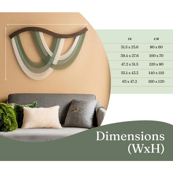 MinhandBros - Wholesale Wall Art Set - Artisan Macrame Fiber Wall Hanging for Warm Boho Vibes V933