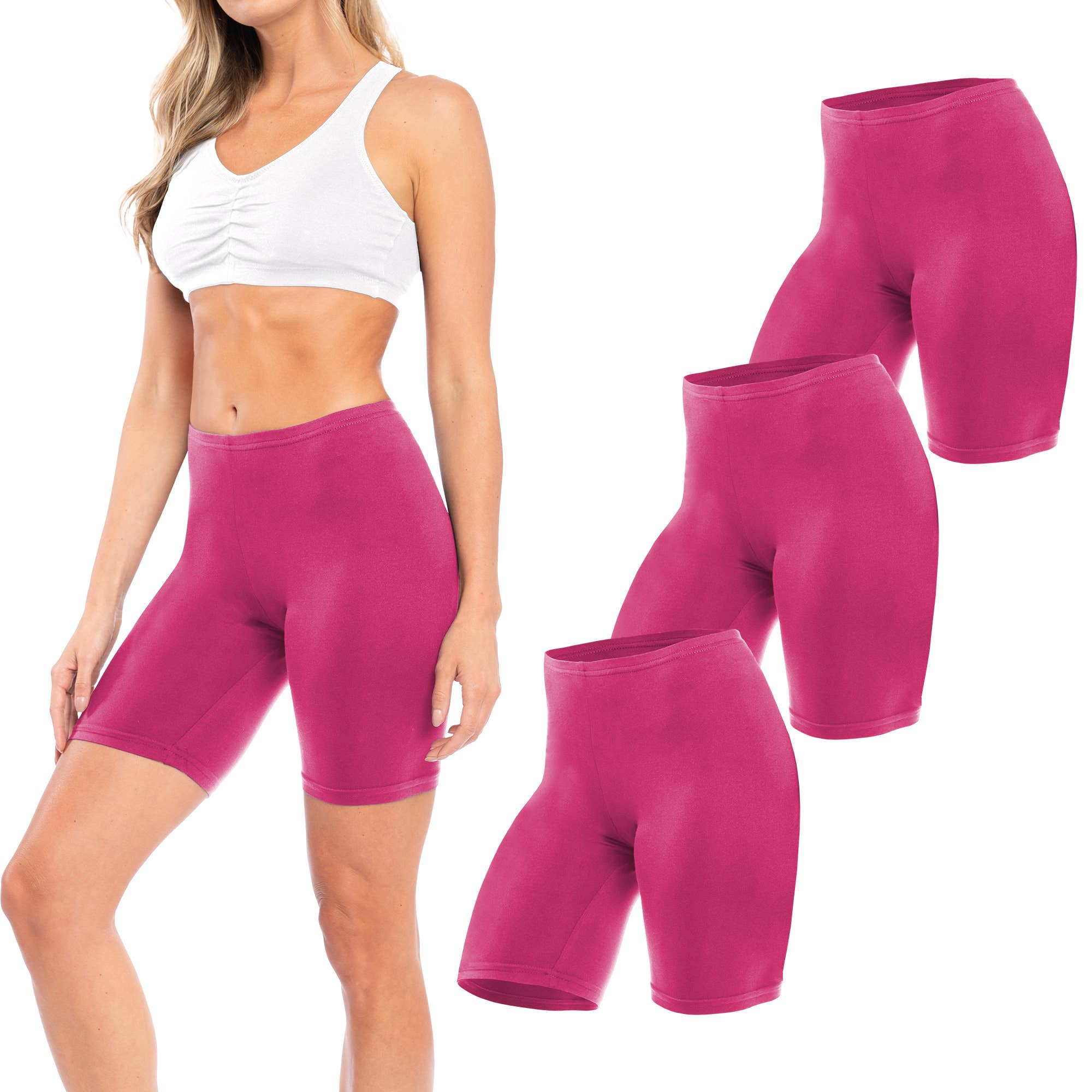 I-Wear Brands - Wholesale Athletic Shorts - Women's - 3 Pack Women's Cotton Boy Shorts Underwear Anti Chafing17