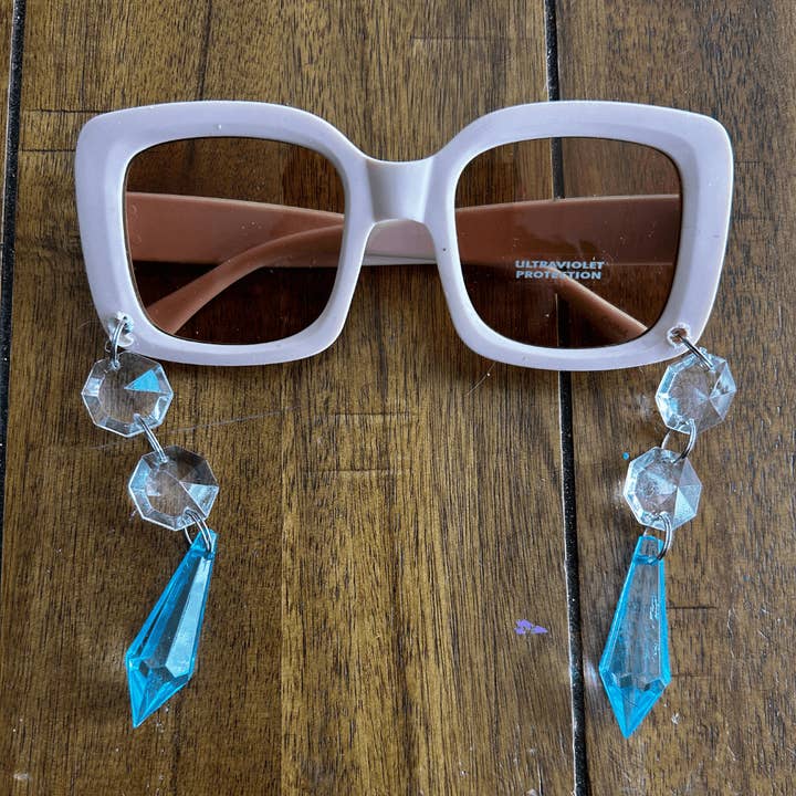 Crystal Drop Sunglasses – Handmade Statement Shades for wholesale by The Modern Alien