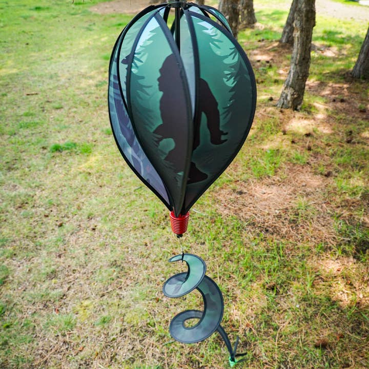 In the Breeze, LLC. - Wholesale Wind Spinner - Sasquatch 6-Panel Hot Air Balloon3