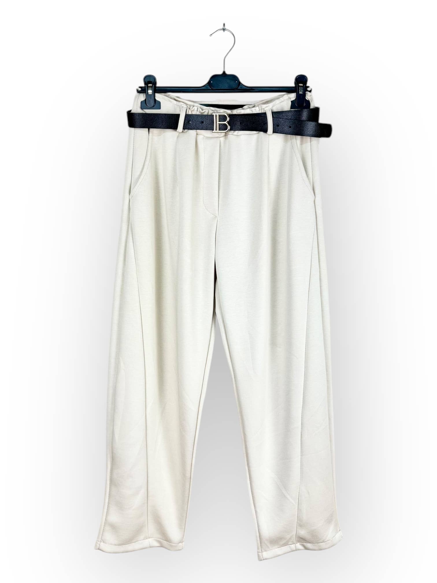 Lucky Nana - Wholesale Pants - Women's - SP 9747-01 - Pantalon uni en tissu lisse18