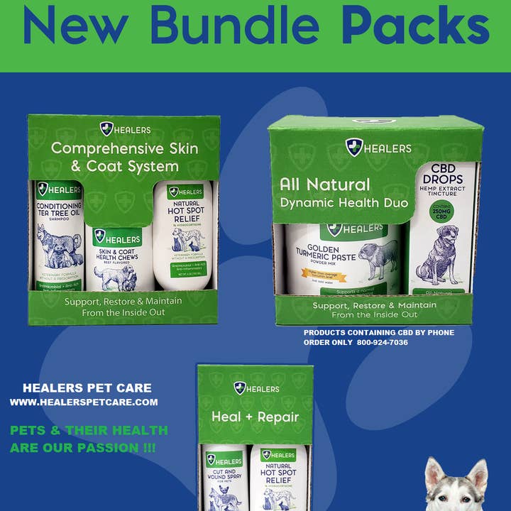 Healers PetCare - Wholesale Pet Spray - Dog - Healers Heal & Repair Kit
