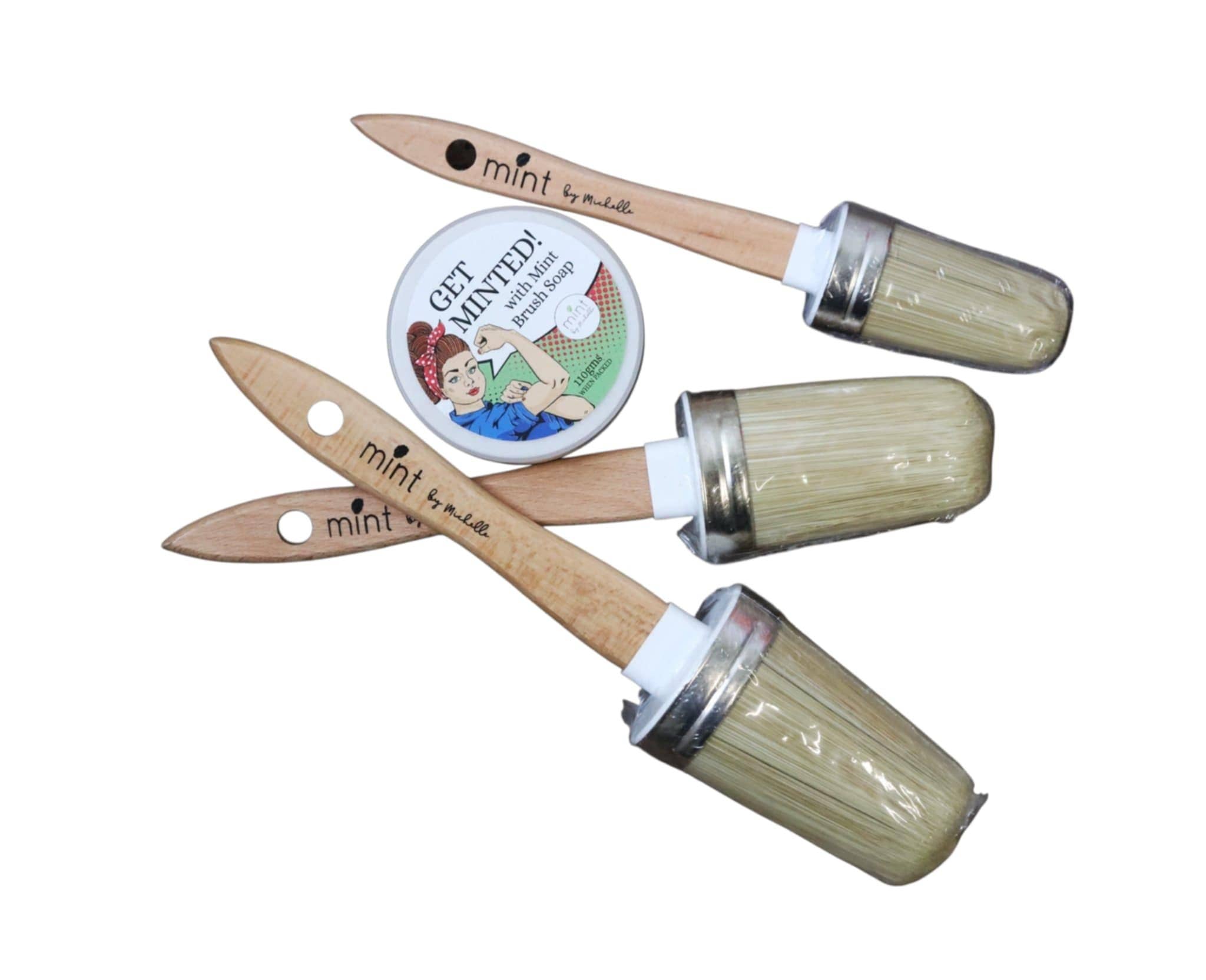 Mint by Michelle - Venta al por mayor Pinceles de pinturas/ceras - Paquete de Valor de Cepillos de Menta0