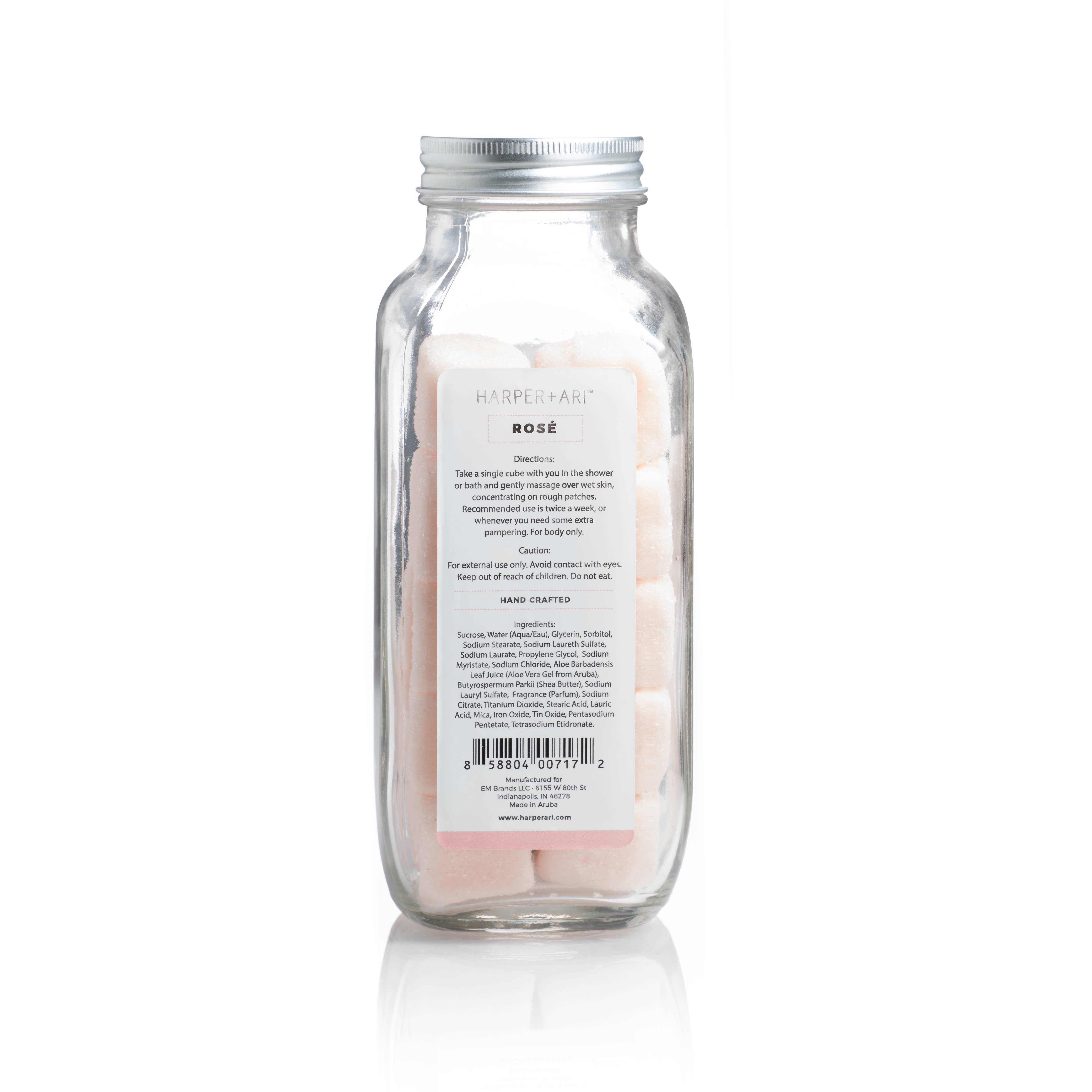 Harper + Ari - Vente Gommage/exfoliant pour le corps - Cubes de sucre rosé1