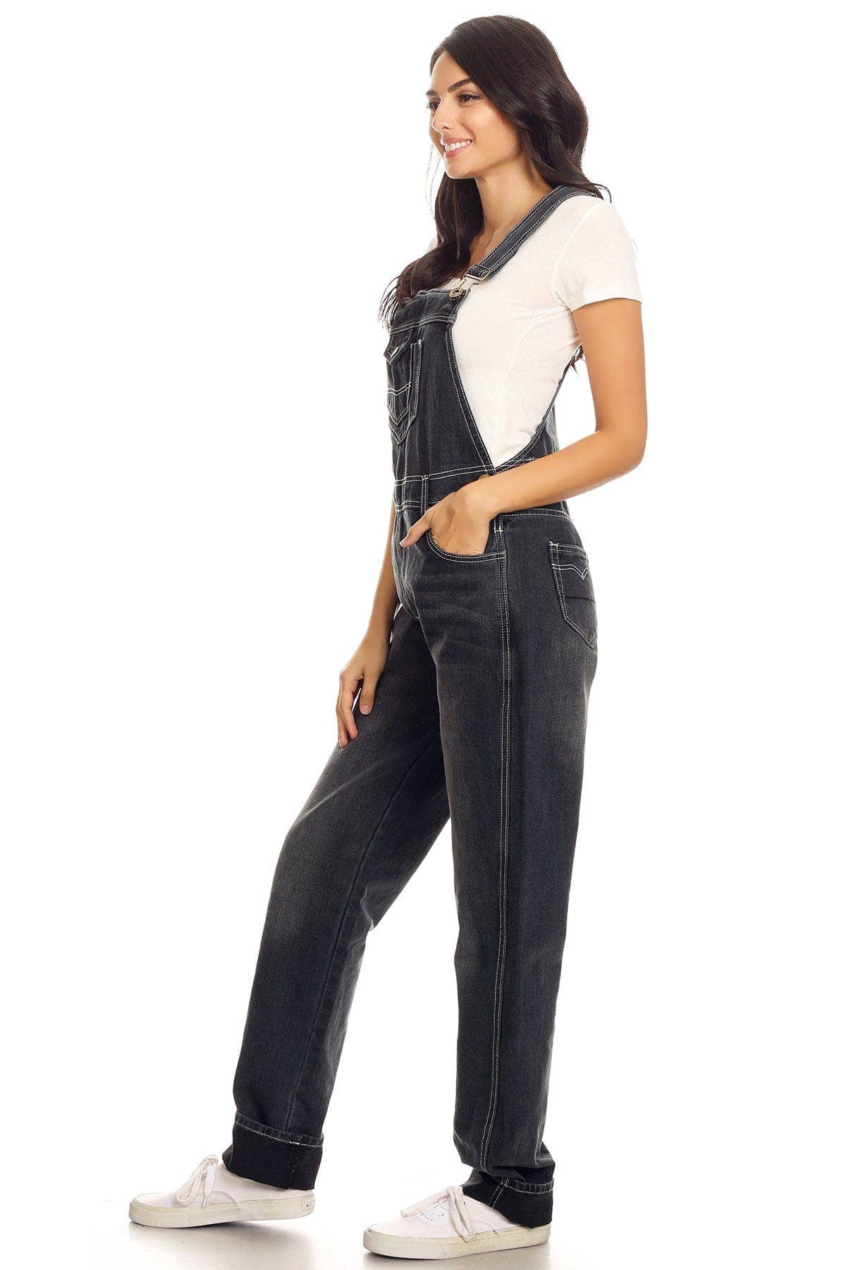 Anna Kaci Wholesale - Wholesale Overalls - Women's - Vintage Straight-Leg Overalls11