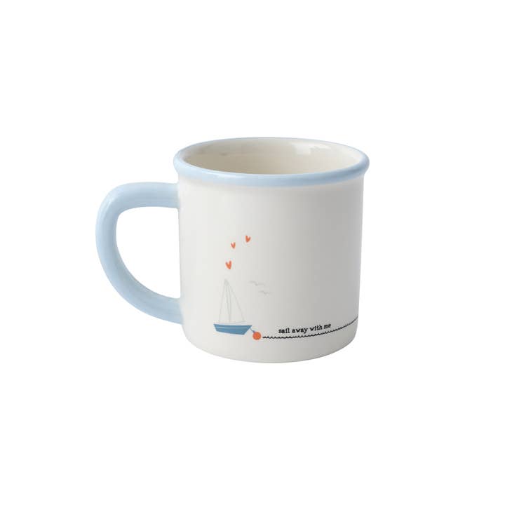 CGB Giftware – wholesale Coffee mug – 'Sail Away With Me' Stoneware Mug1