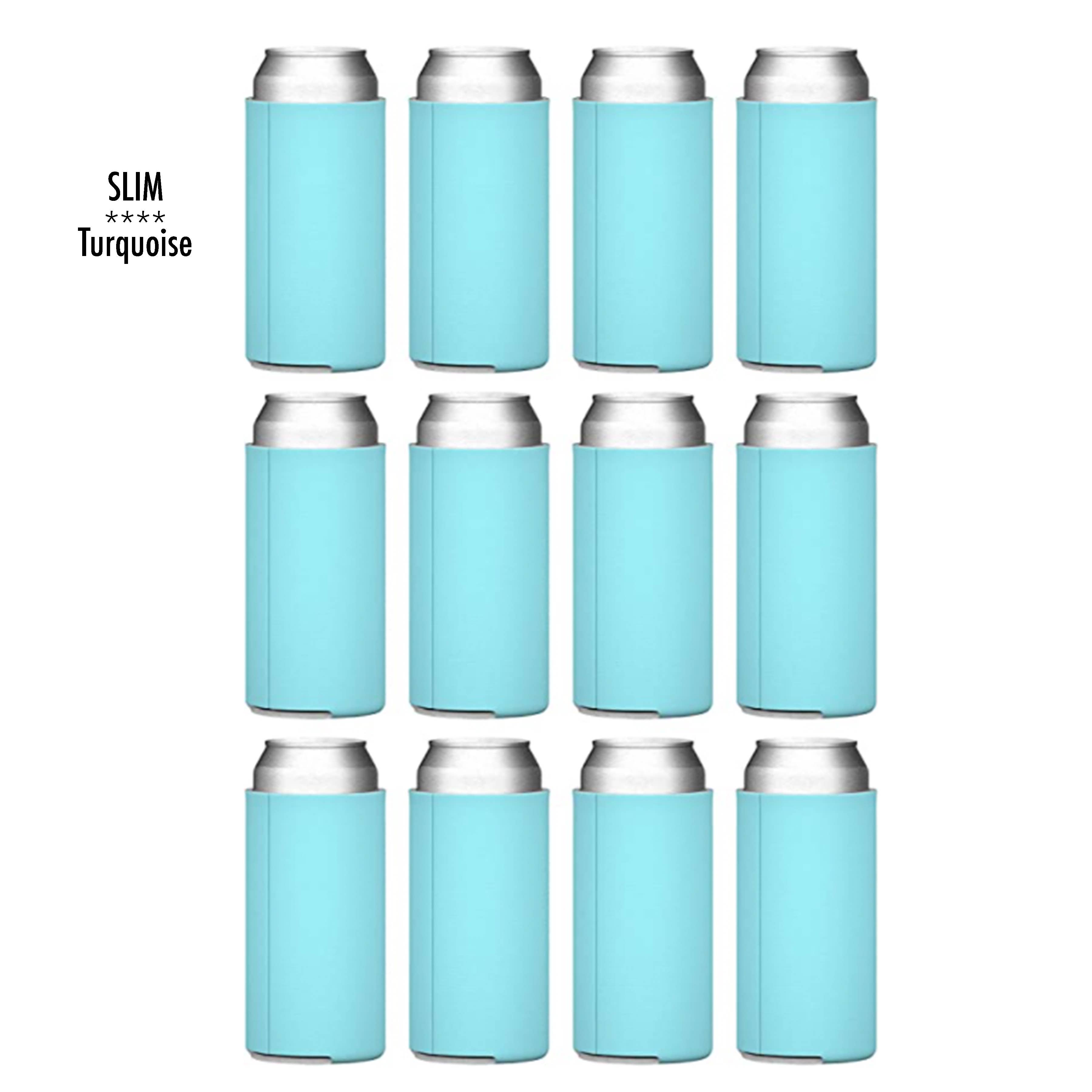 Liane Fried Studio - Wholesale Drink Huggers & Koozies - CUSTOM  **SLIM** 12 oz. Koozie Can Holder ~ CHOICE OF COLORS3
