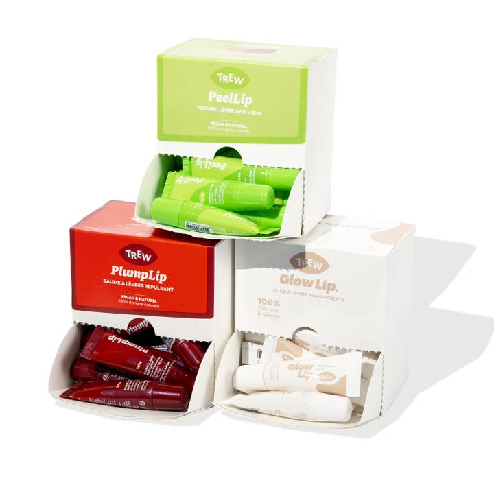 Technisches Paket: PlumpLip - PeelLip - GlowLip für den Großhandel von Trew Cosmetic