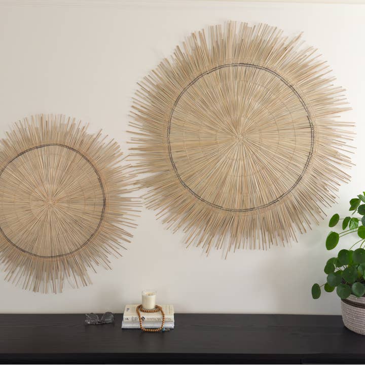 Cercle du Soleil - Naturel pour la vente par Mbare Home + Gift