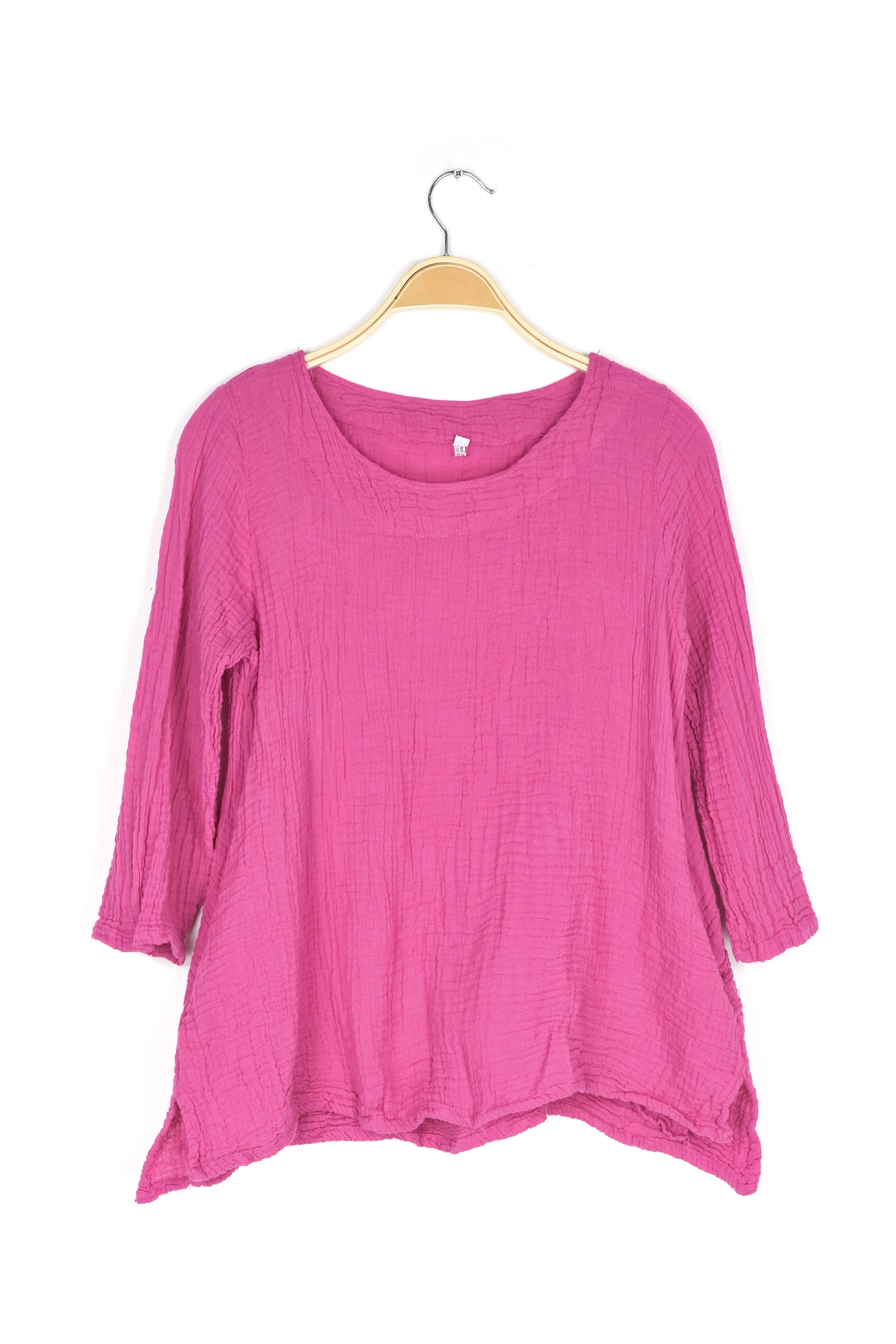 Nusantara Inc. - Wholesale Blouse - Women's - Thai Cotton Long Sleeve Tunic-03477 (S/M, L/X, XXL)14