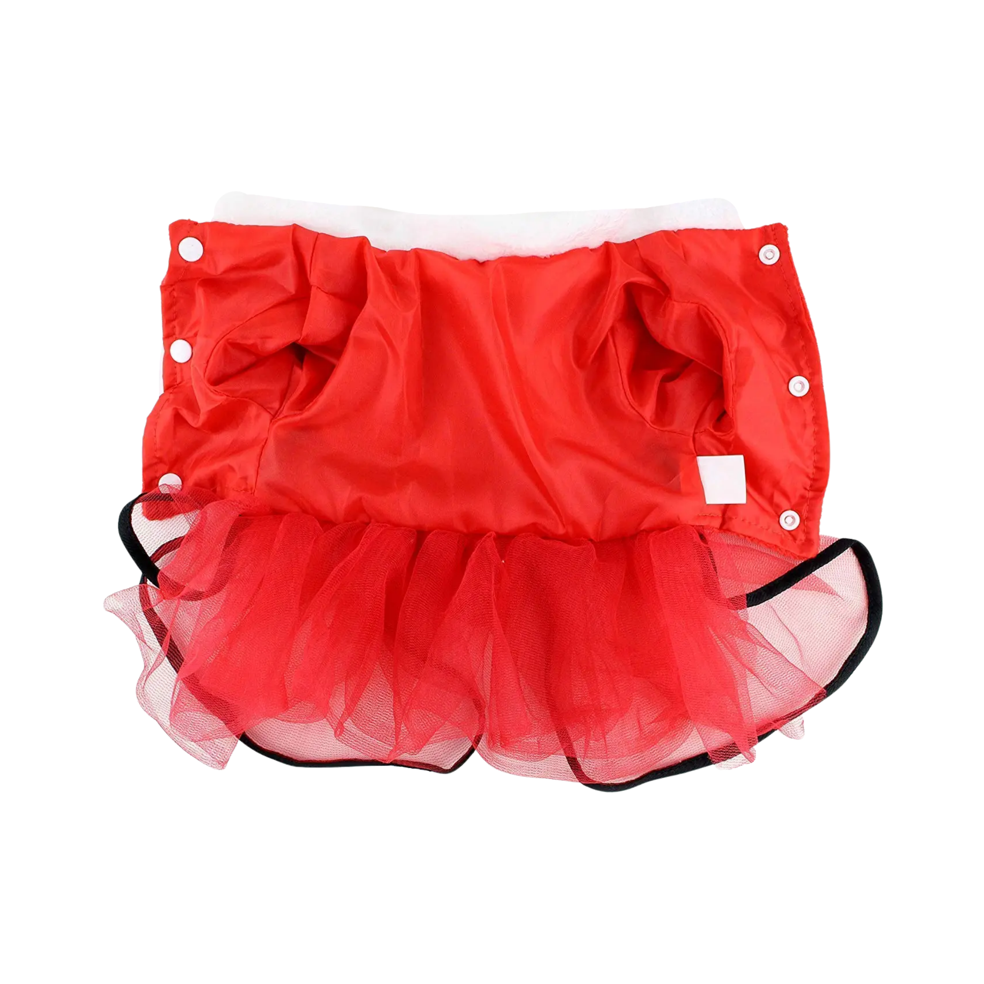 Midlee Designs – vestido - Cão por atacado – Vestido Midlee Mrs. Claus Santa Tutu Dog4