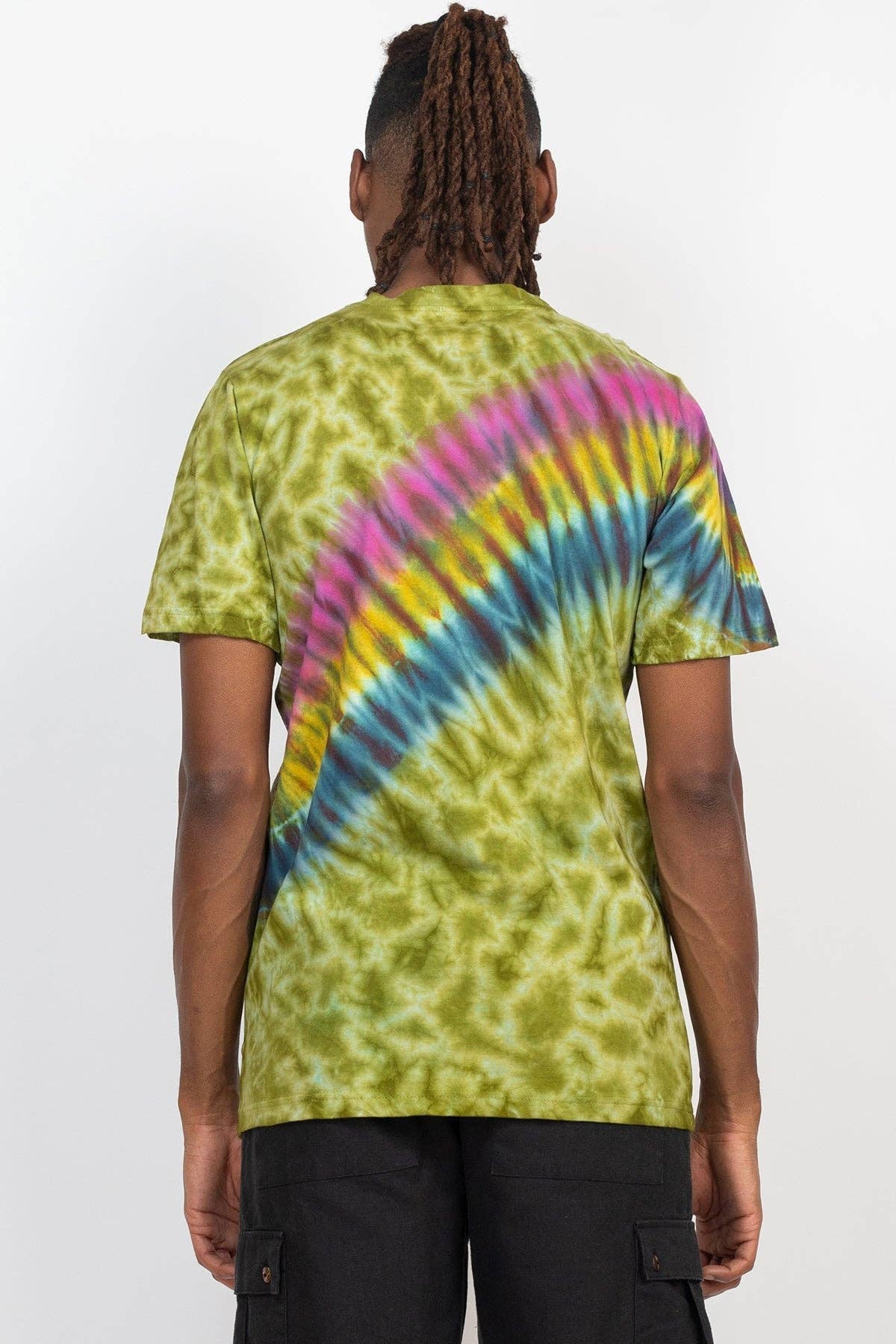 Lakhays Collection Inc. - Vendita all'ingrosso Maglietta - Uomo - T-shirt tie-dye unisex Rainbow Arc7