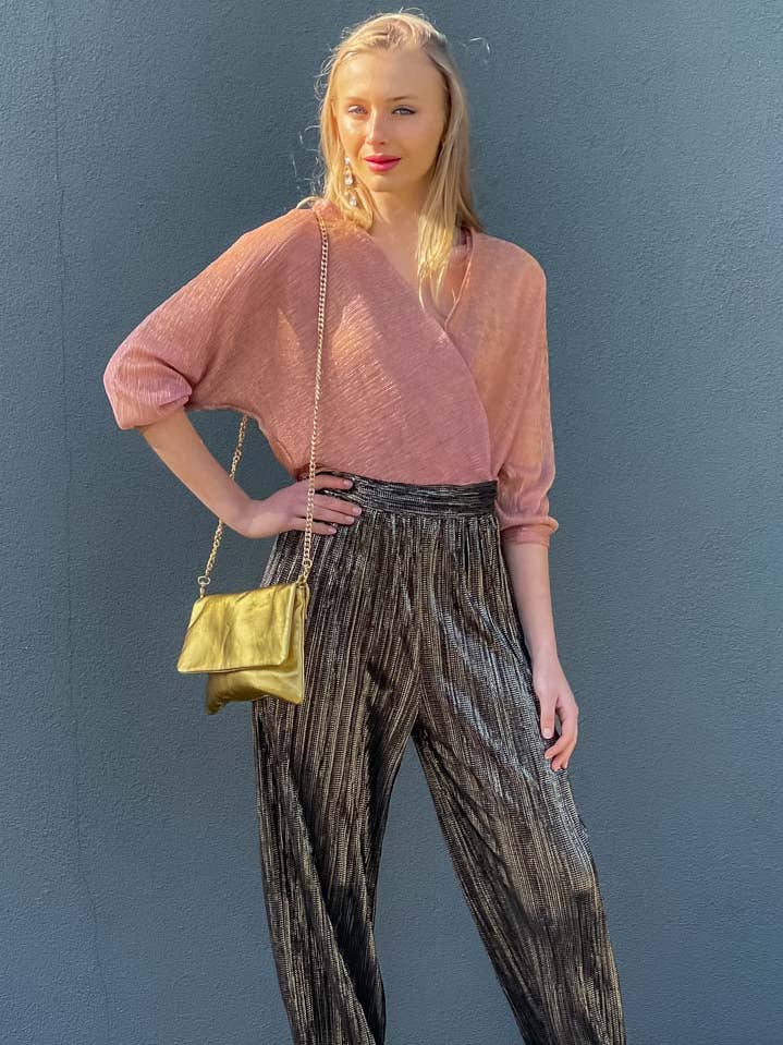 Tampo Metalizado HOSS Olivia Rosa por atacado de HOSS