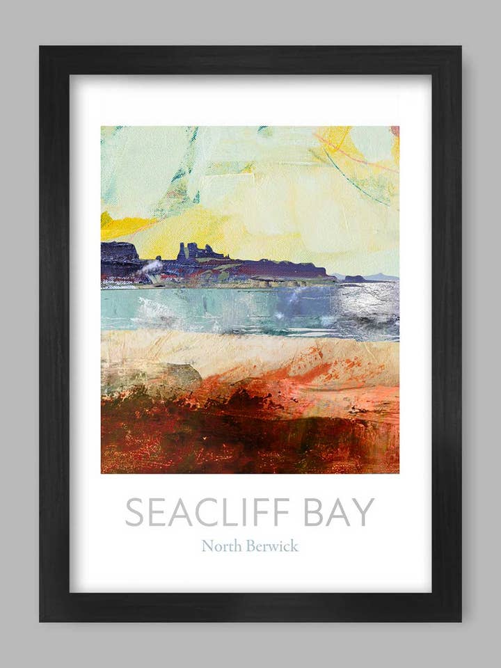 Seacliff Bay - Scottish Coastal Poster Print for wholesale by The Northern Line