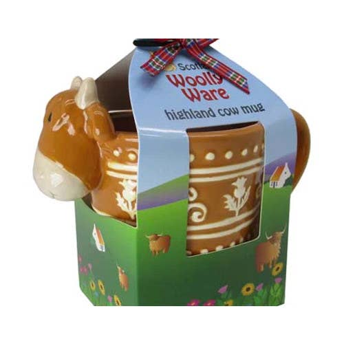 Dublin Gift Company - Vendita all'ingrosso Tazza - Tazza in ceramica a forma di mucca scozzese
