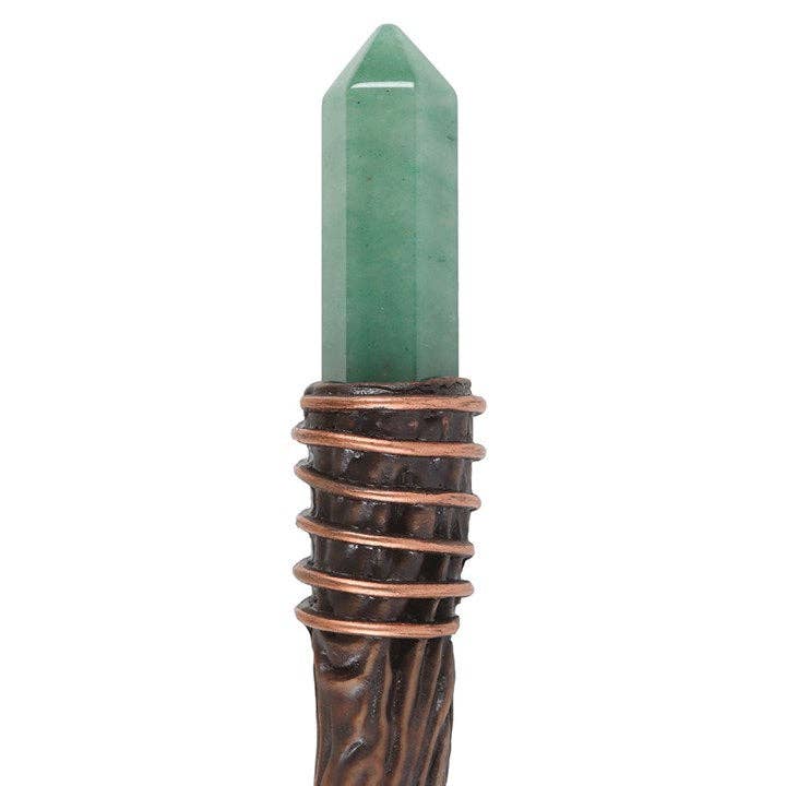 Something Different Wholesale - Wholesale Meditation Supplies - Thin Abundance Green Aventurine Crystal Wand2
