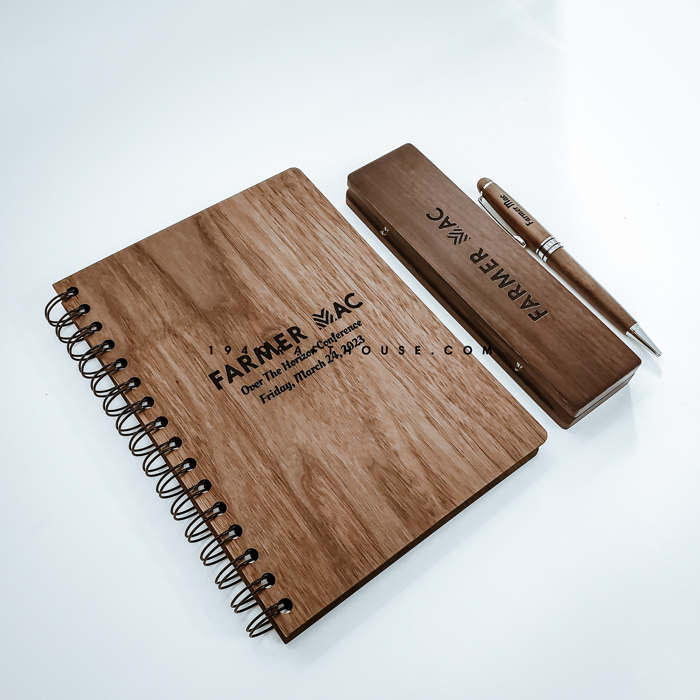 194 Craft House - Vendita all'ingrosso Penne - Penna a sfera in legno di noce - Decorazione per la casa e regali8