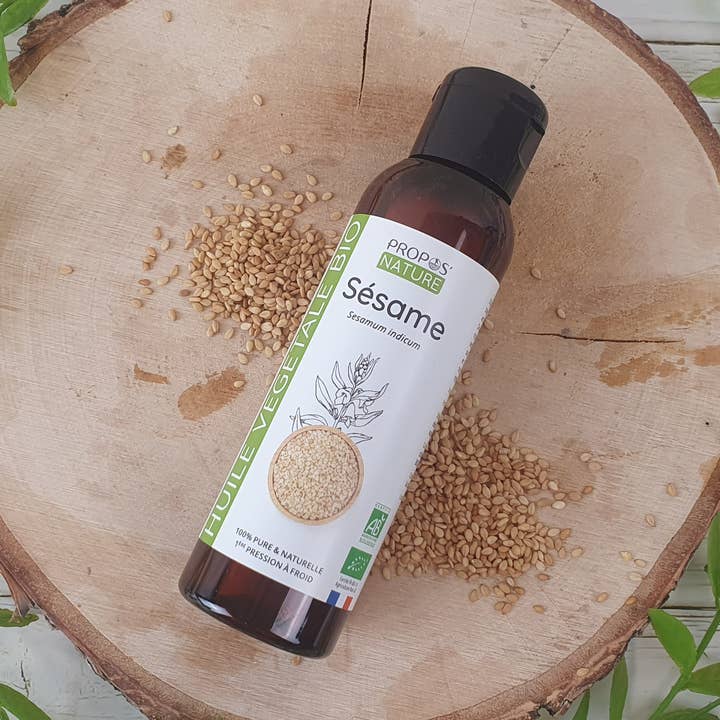 Propos'Nature - Vente Huile pour le bain/corps - Huile Vegetale Sesame Desodorisee Bio 50ml, 100ml, 500ml5