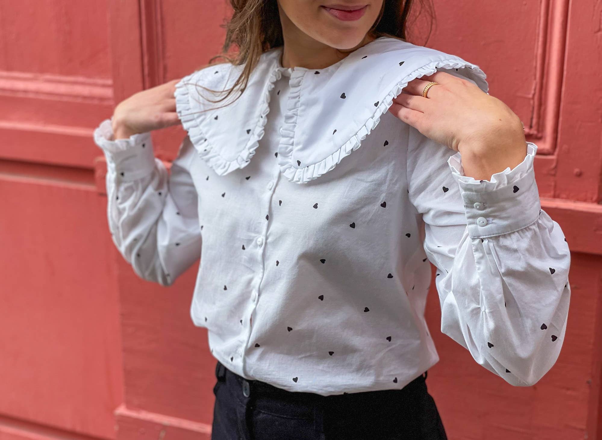 Cha' coud - Wholesale Craft Sewing Kit - Sewing pattern - The Paula shirt9