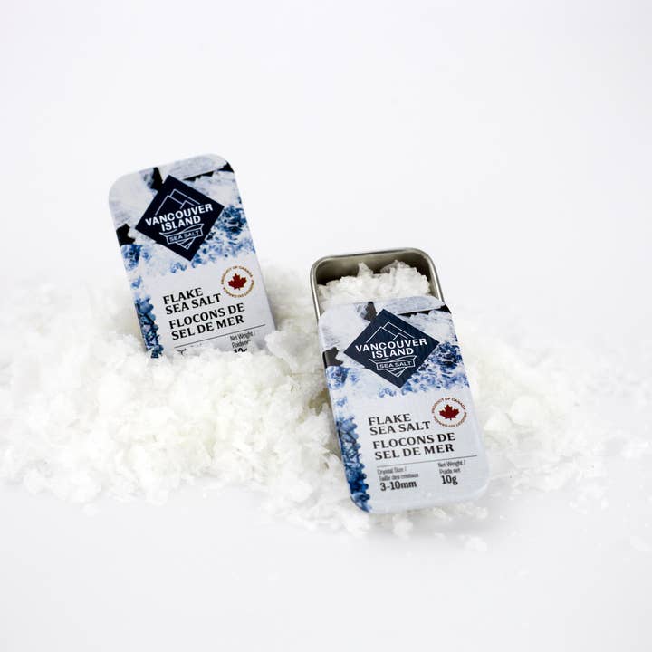 Vancouver Island Sea Salt - Wholesale Salt - Travel Tin - Flake Sea Salt