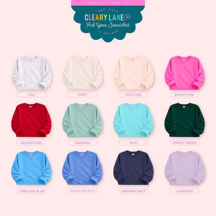 Cleary Lane - Wholesale Sweatshirt - Women's - Fuck This Shit Embroidered Sweatshirt