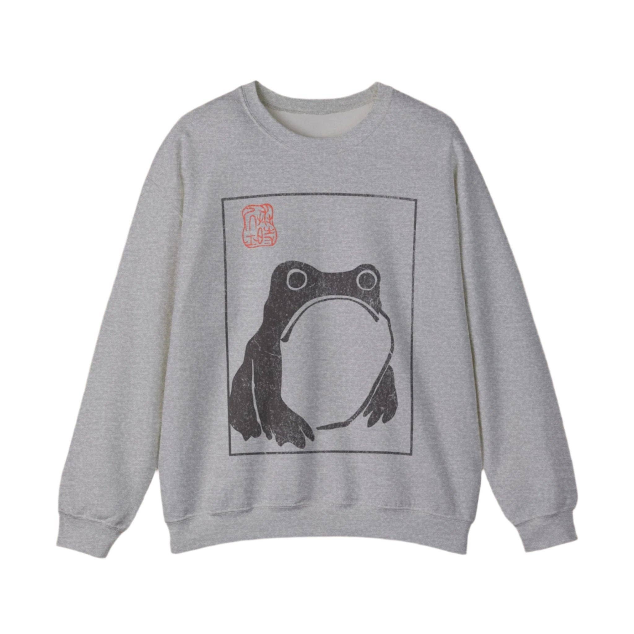 KILLER RETRO – wholesale Sweatshirt med tryck - Unisex – Vintage japansk tröja med sur groda.1