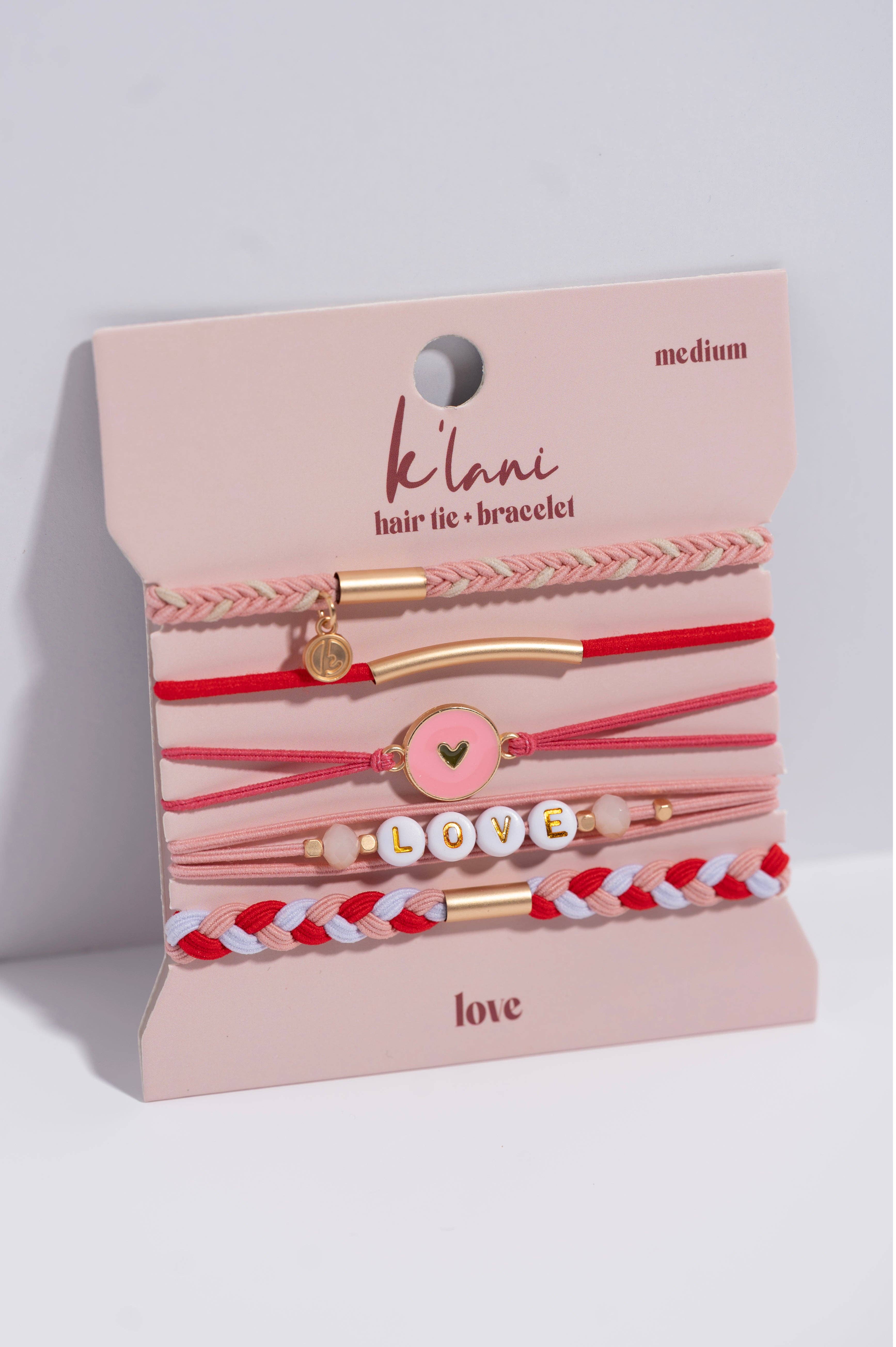K'lani hair tie bracelets - Wholesale Jewelry Set - Love4