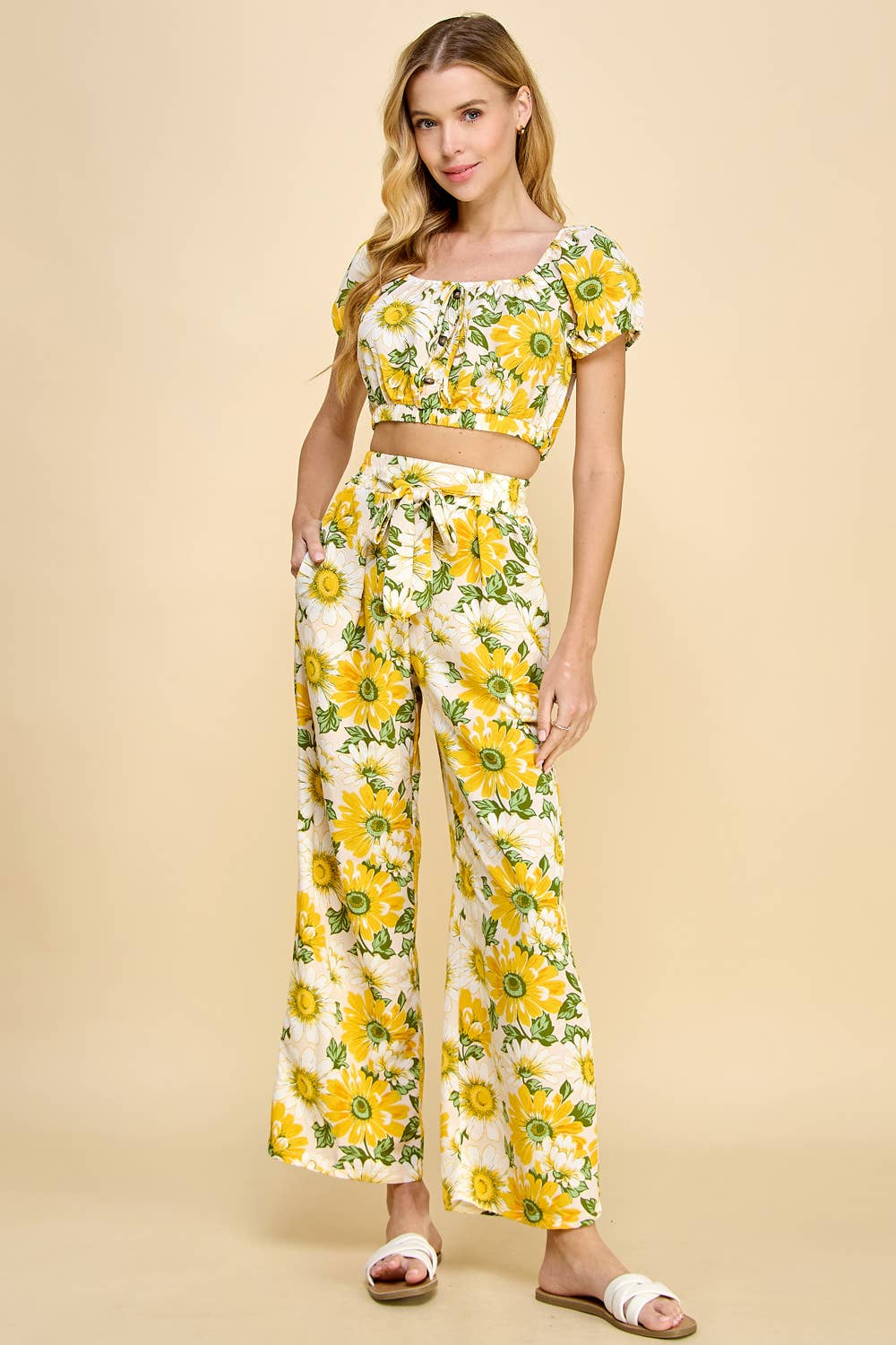 CRM/GRN/ORG HAUT BOUTONNÉ À MANCHES BOUFFANTES SUR LE DEVANT A484054A81 en vente sur Faire3