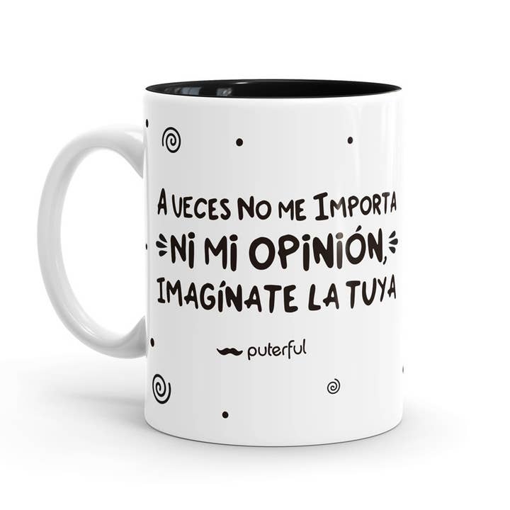 Minimal mug - Sometimes I don't even care about my opinion for wholesale by Puterful