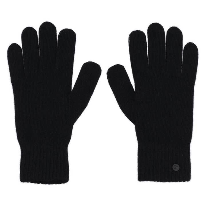 GANTS EN CACHEMIRE ET MÉRINOS NOIRS 1204-03-9 pour la vente par BICKLEY + MITCHELL AMSTERDAM