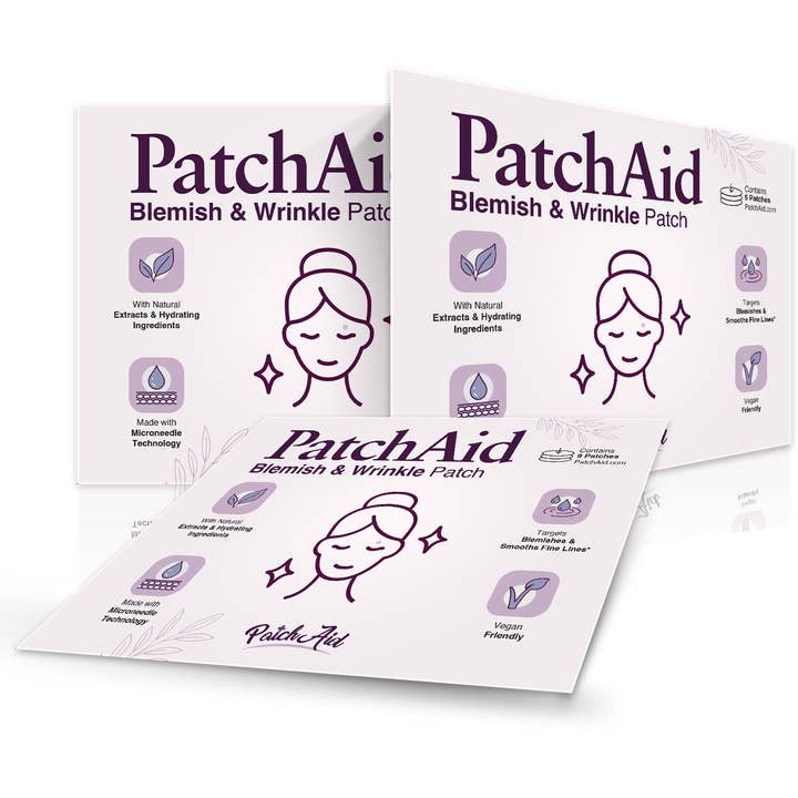 PatchAid - Wholesale Skin Smoothing Kit - Blemish & Wrinkle Patch with Microneedle Technology3
