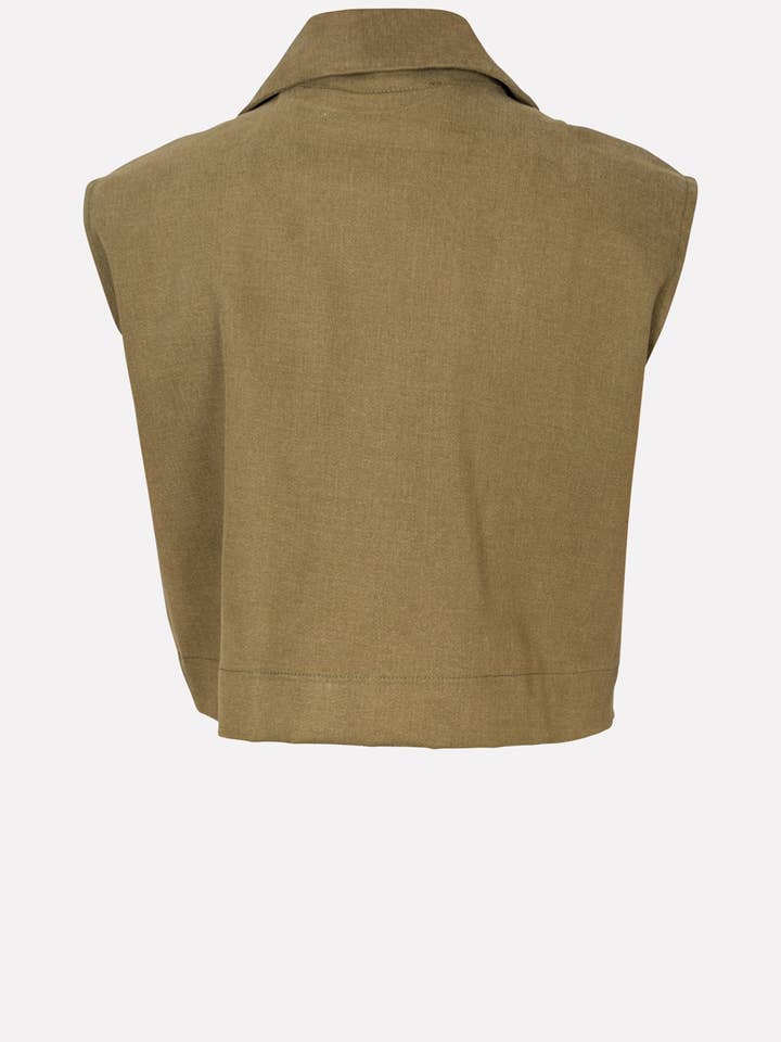 Militärväst med 100% co-applikationer för wholesale av No-nà by Siste's