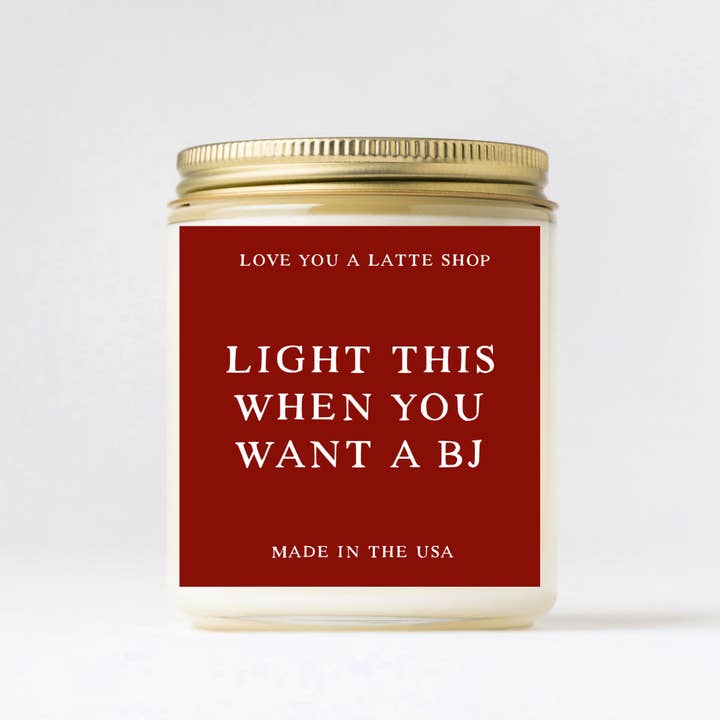 Love You a Latte Shop – Engroshandel Glaslys – Valentinsdag Tænd mig, når du vil have et BJ Lys 2 STØRRELSER