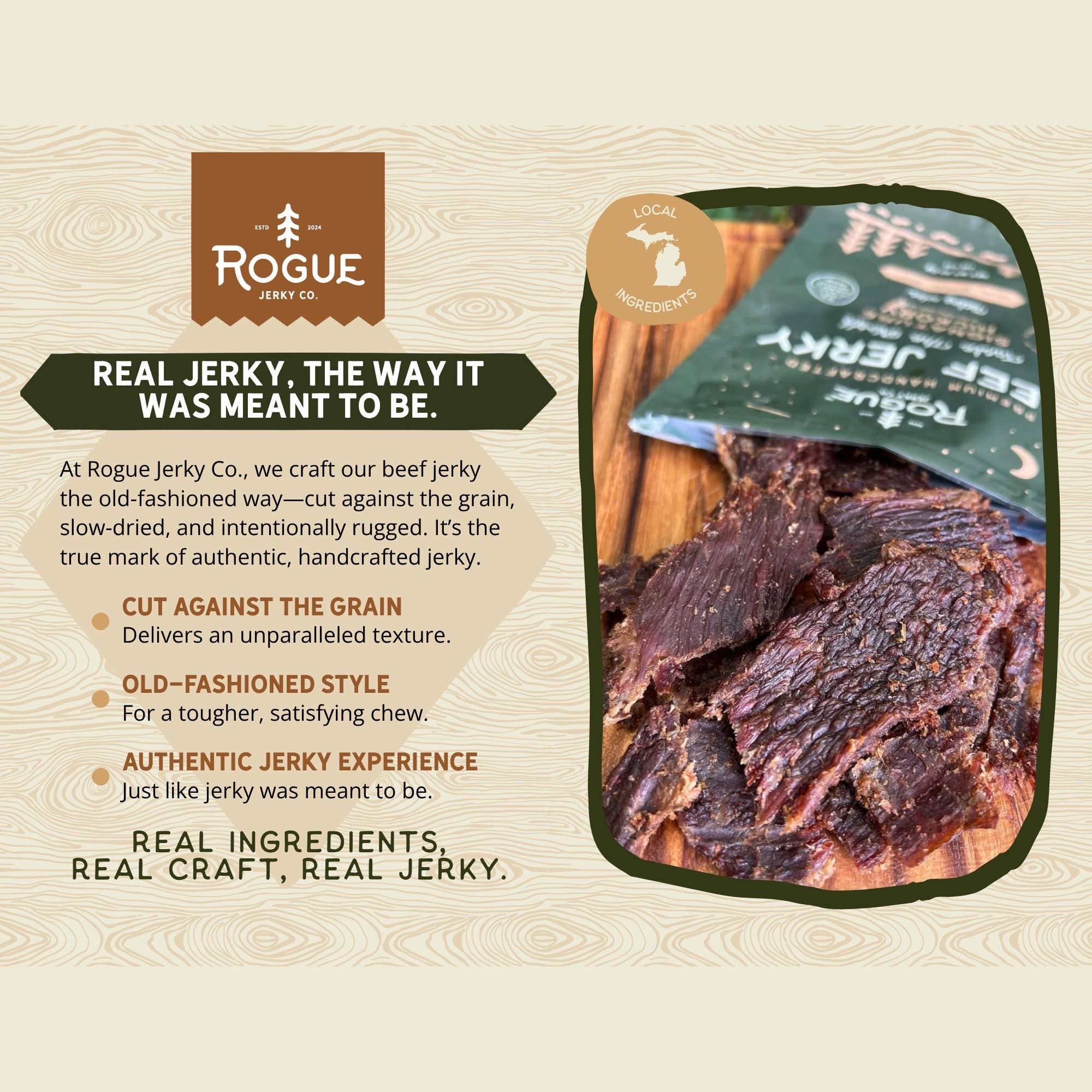Rogue Jerky Co. - Wholesale Jerky - Signature Hickory Beef Jerky6
