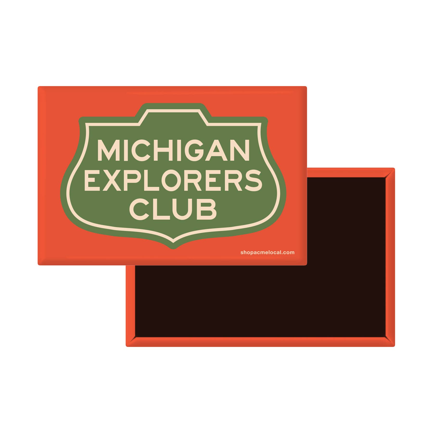 Acme Local - Wholesale Magnet - Explorers Club Badge Customizable Rectangle Magnet0