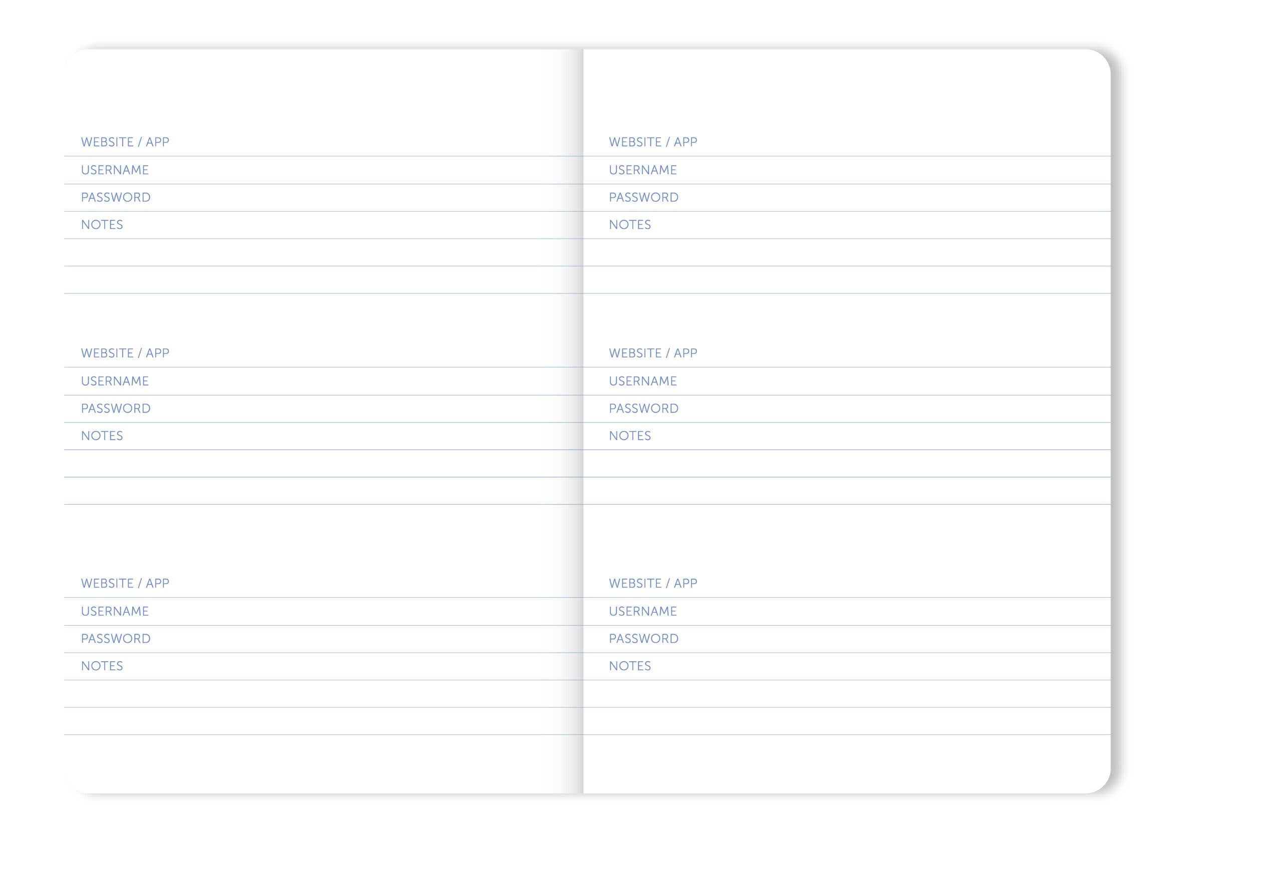 A-Journal Stationery - Wholesale Notebook - A-Journal Password Journal Checkered1