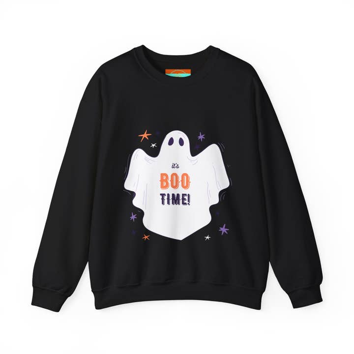 É hora do susto! Sweatshirt com gola redonda por atacado de Restored By Nature Company
