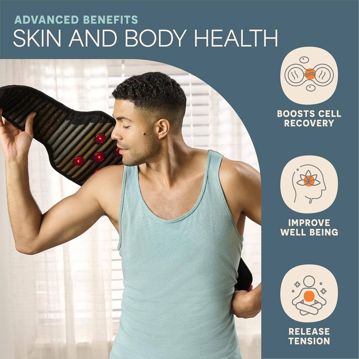 LifePro - Wholesale Hand/Foot Massager -  Lifepro Red Light Therapy Belt – Infrared Pain Relief Pad2