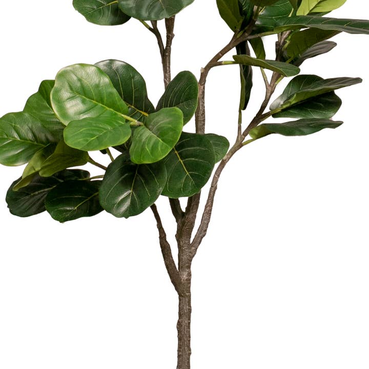 Vintage Home - Wholesale Artificial plant - 82.3'' Artificial Fiddle Leaf Fig tree in a beige planter1