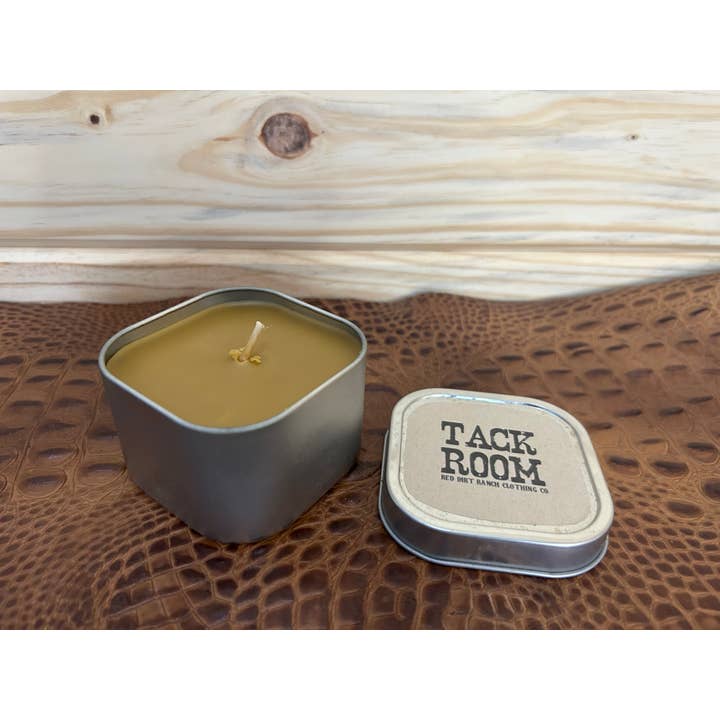 Lata Quadrada de Velas Tack Room por atacado de Red Dirt Ranch Clothing Company