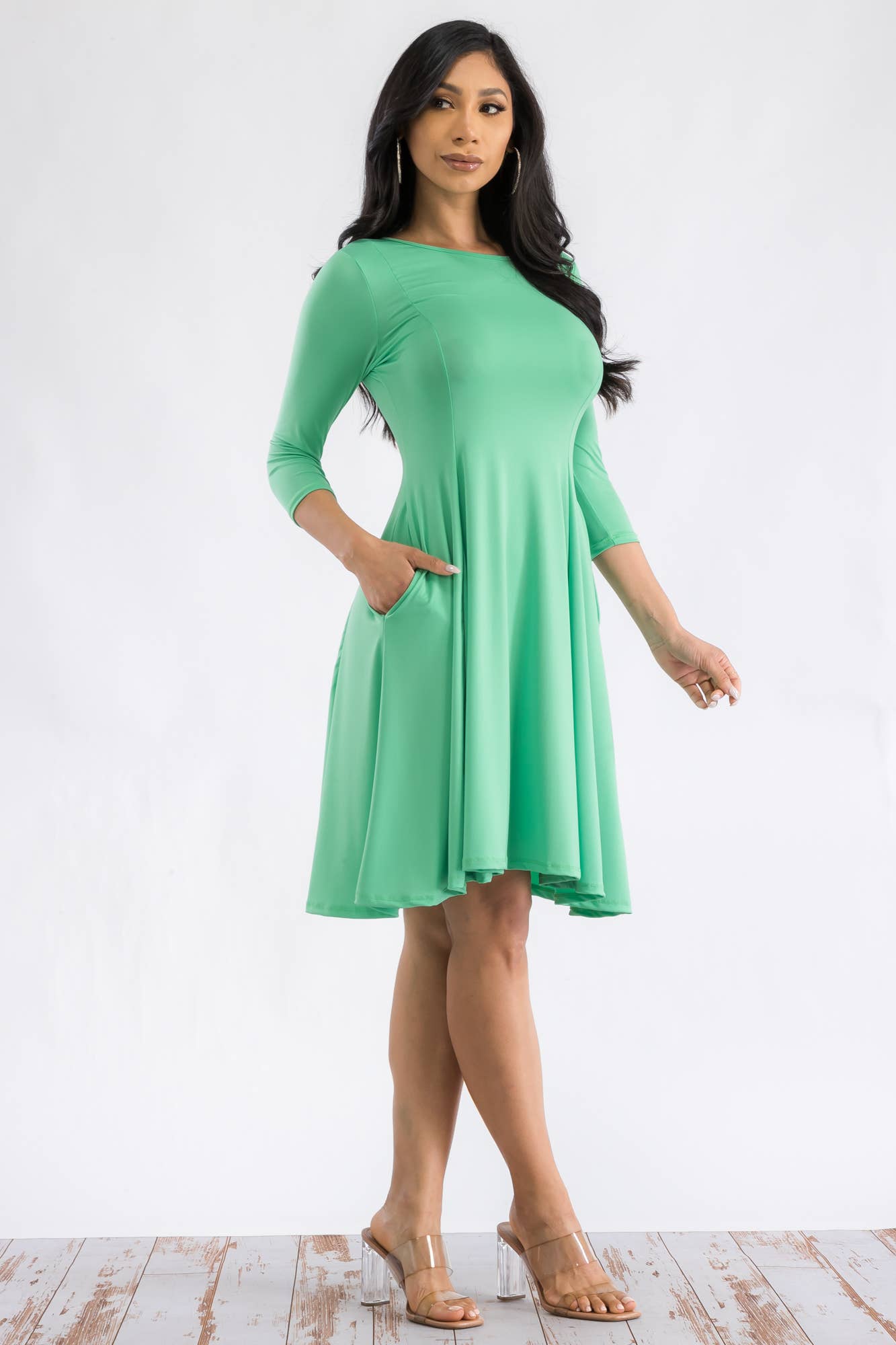 H&H Fashion Inc. – Großhandel Kleid – Damen – HH711X-SL - Langärmliges Tunikakleid34