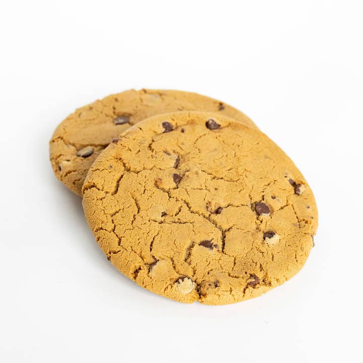 Packaged Half Pound Chocolate Chip Cookie for wholesale by T-Rex Cookie Company, LLC