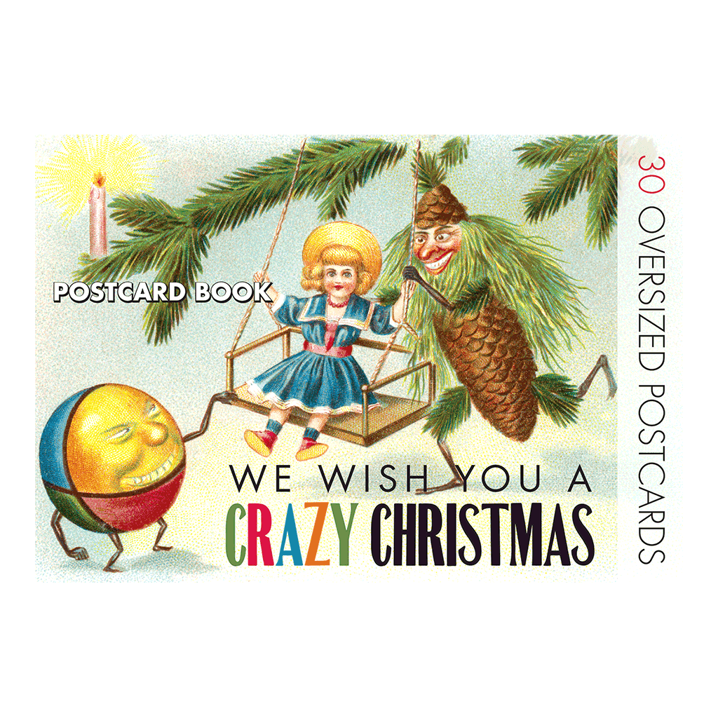 Laughing Elephant - Wholesale Postcard - We Wish You a Crazy Christmas Postcard Book -  Postcards26