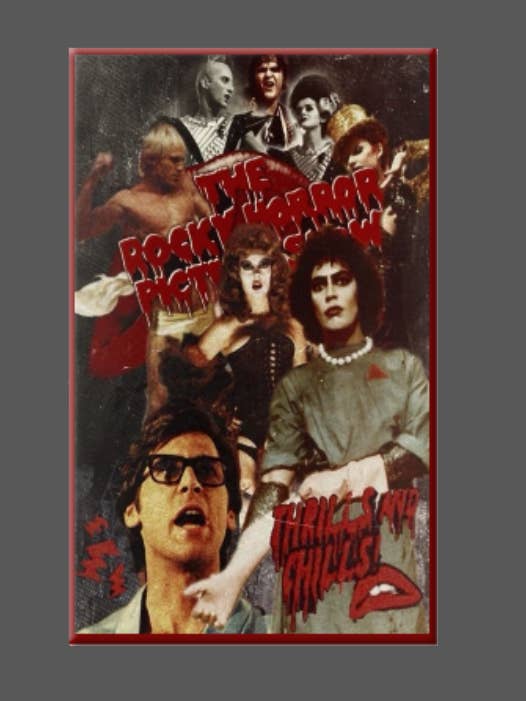 ROCKY HORROR, Íman, Botão, Espelho, EMOÇÕES E ARREPIOS por atacado de Ba Ba Buttons