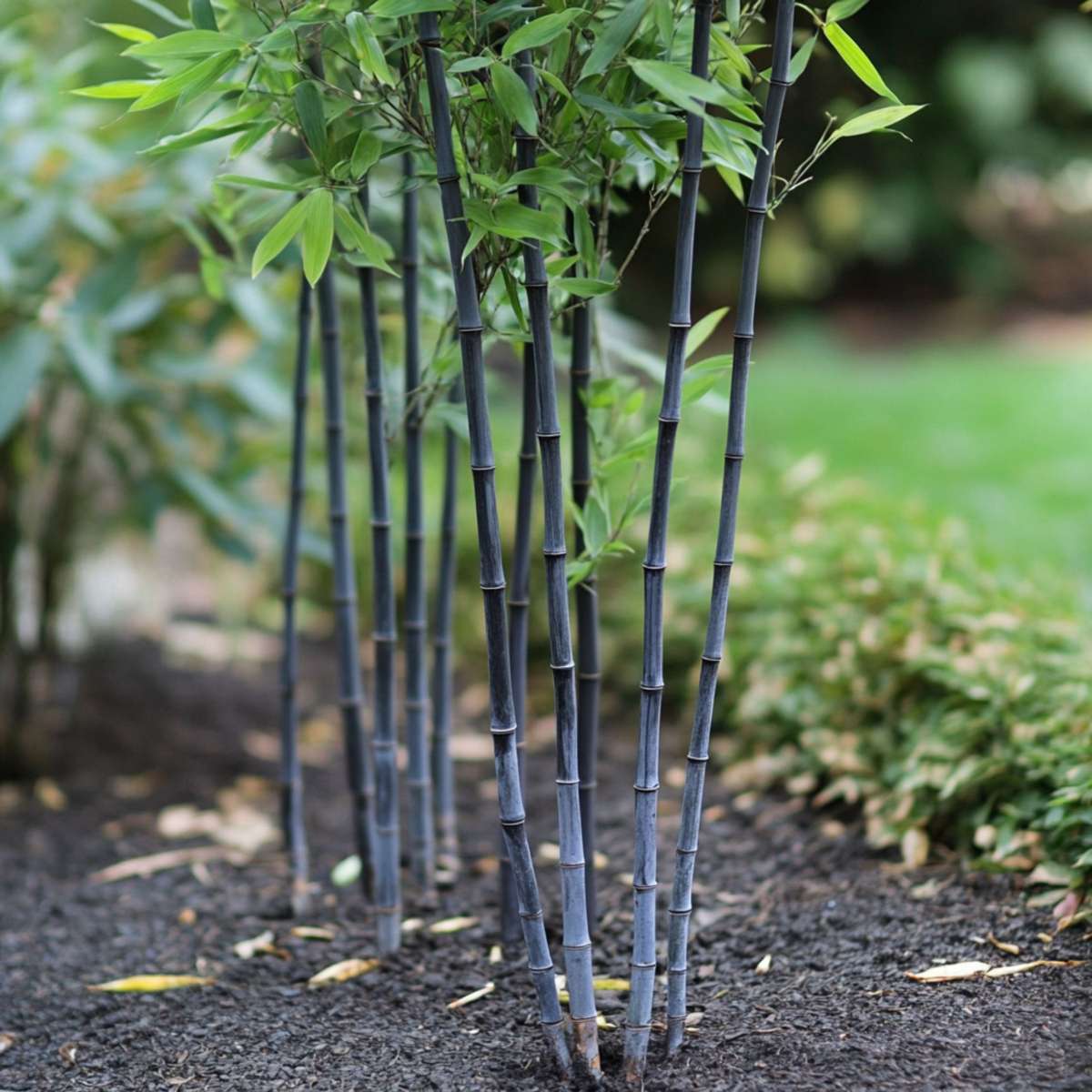 Oasis of Life - Wholesale Live Plant - Bamboo – 2 Plants – Fargesia Papyrifera ‘Blue Dragon’ – Height 30–40cm – Evergreen & Non-invasive Bamboo – Hardy to –20°C – Ideal for Garden, Terrace & Hedge – Ø13cm5