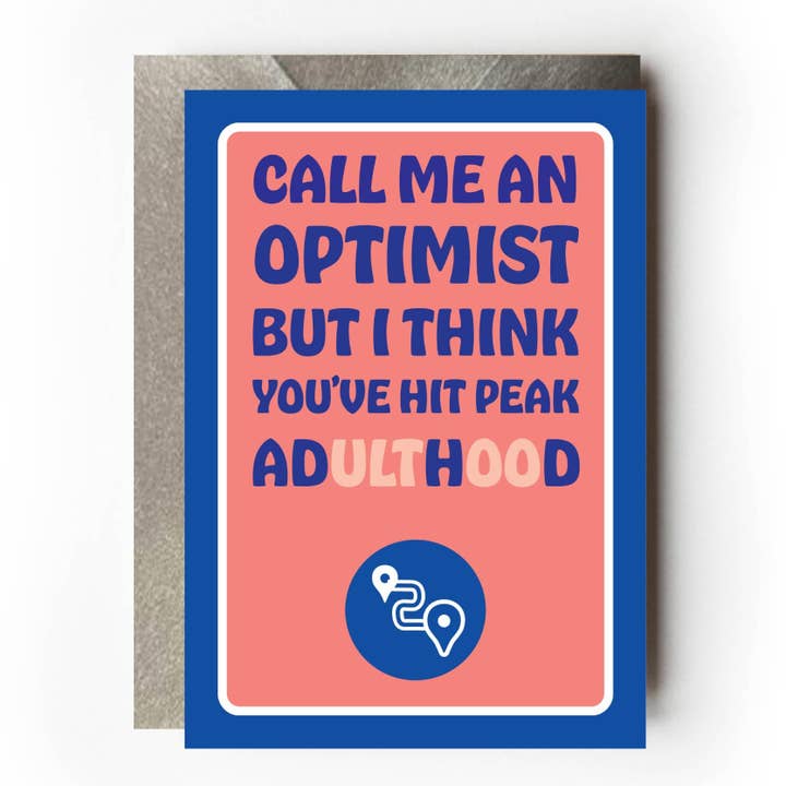 Funny Adulthood ADHD greeting card | Birthdays, Friendship for wholesale by VERSED AID