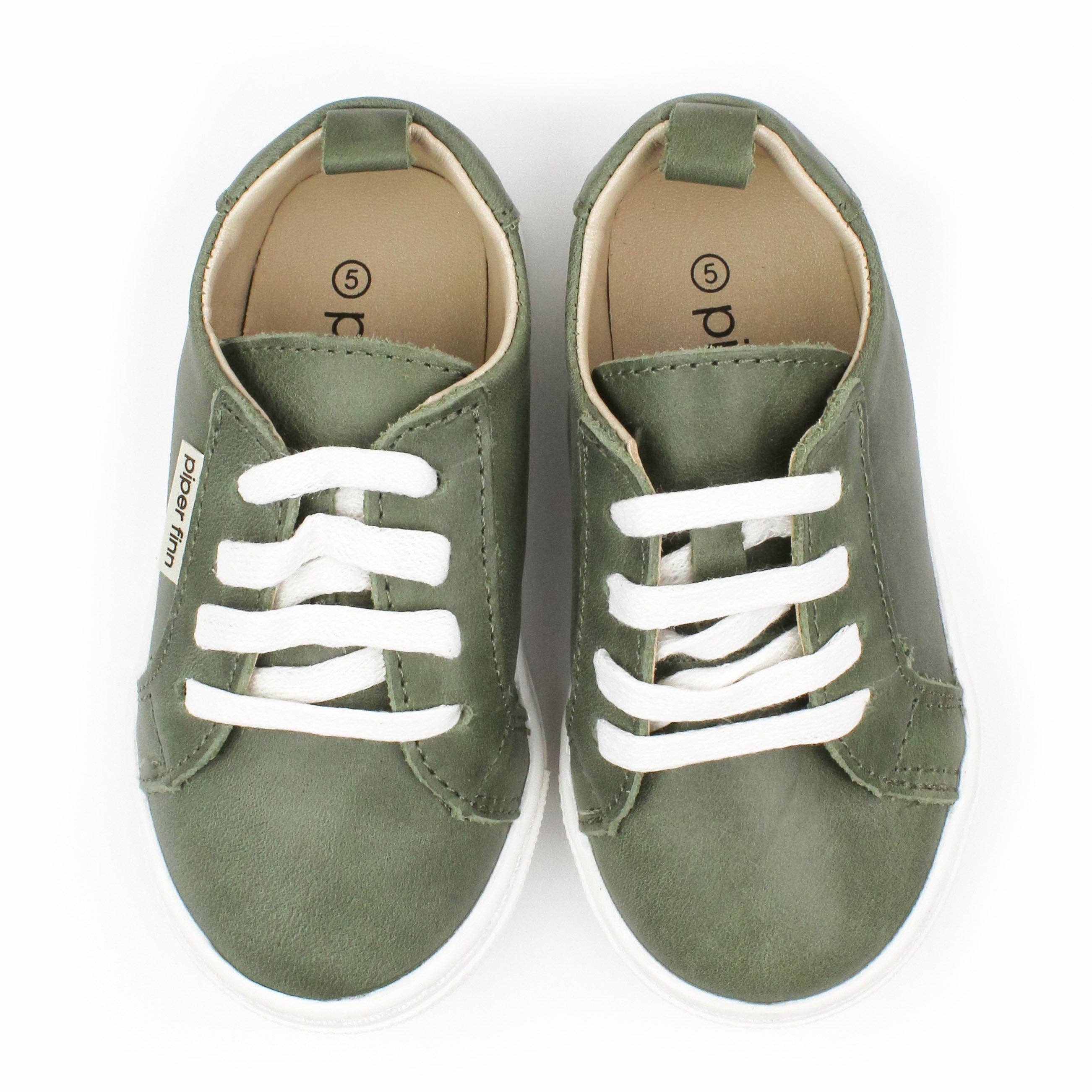 Piper Finn - Wholesale Lifestyle Sneakers - Kids - Sage - Low Top Sneakers2