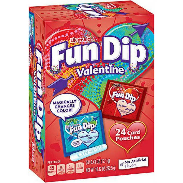 I Got Your Candy - Wholesale Hard Candy - Fun Dip Valentine's Day Card Kit 22 pcs 0.43oz - 6ct