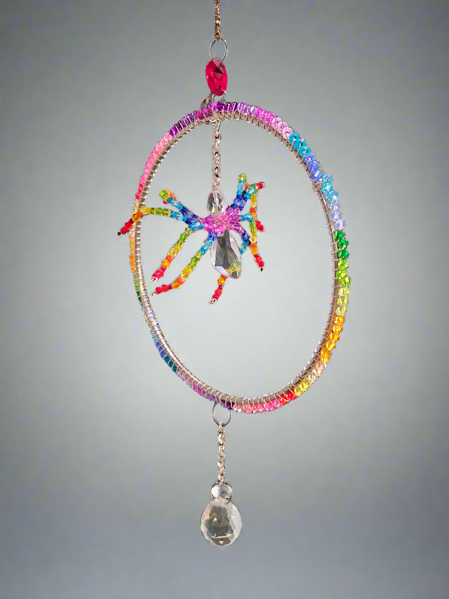 Jungle Relics - Vente Objets de décoration - Araignées ornées de bijoux et de perles4