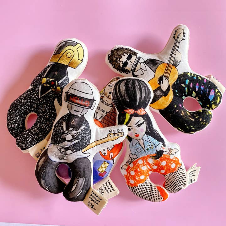 Tambour Battant – Chocalho - Bebé por atacado – Chocalho de bebé Sr. Grunge7